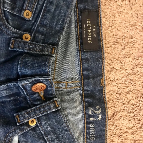 J Crew Toothpick jeans Size 27 - Picture 2 of 6